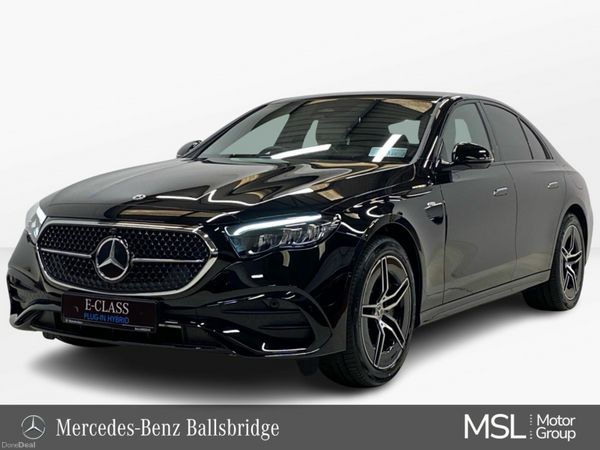 Mercedes-Benz E-Class Saloon, Petrol Plug-in Hybrid, 2026, Black