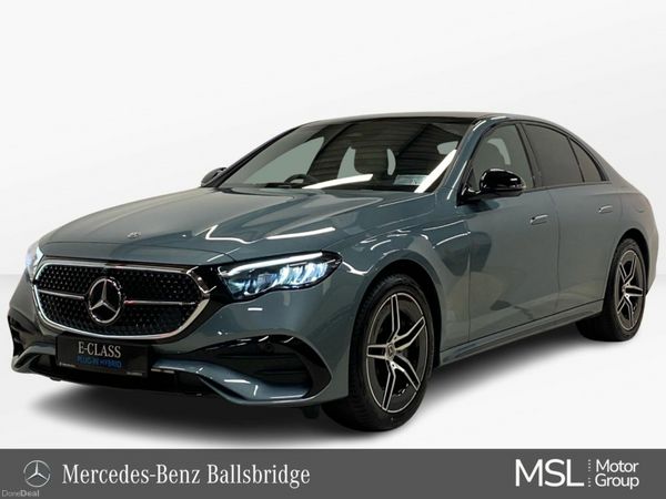 Mercedes-Benz E-Class Saloon, Petrol Plug-in Hybrid, 2026, Silver