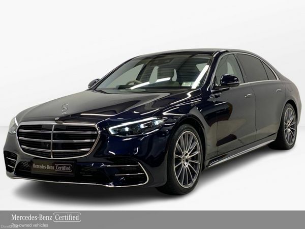 Mercedes-Benz S-Class Saloon, Petrol Plug-in Hybrid, 2025, Blue