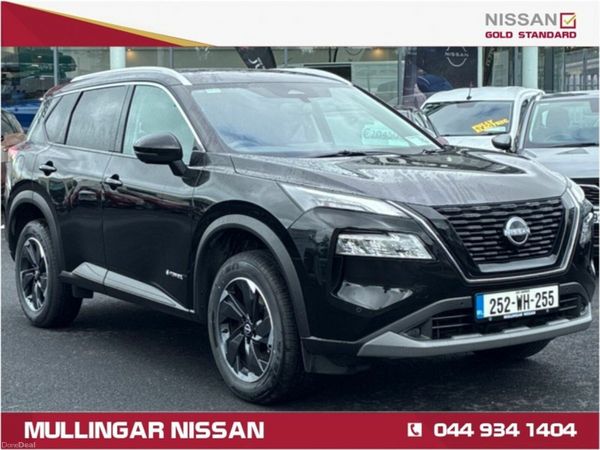 Nissan X-Trail SUV, Petrol Hybrid, 2025, Black