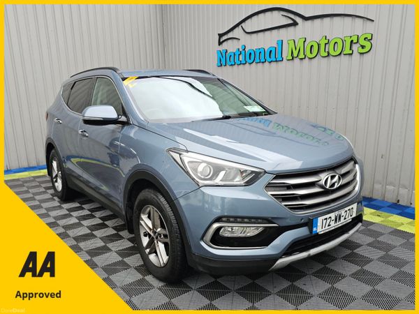 Hyundai Santa Fe SUV, Diesel, 2017, Blue