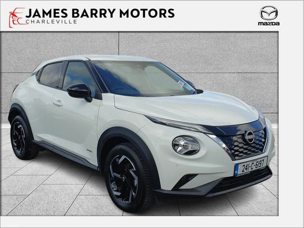 Nissan Juke SUV, Petrol Hybrid, 2024, White