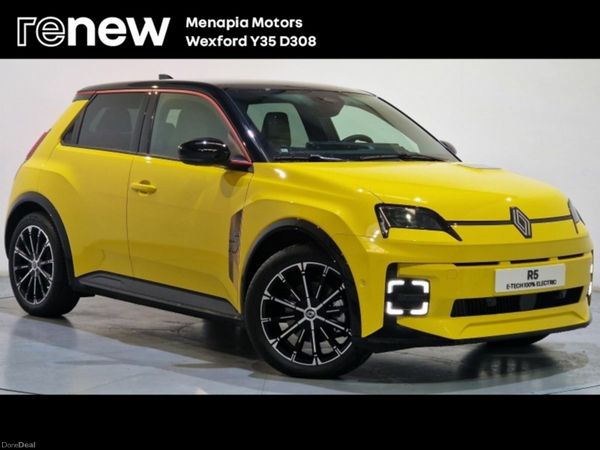 Renault 5 E-Tech Hatchback, Electric, 2026, Yellow