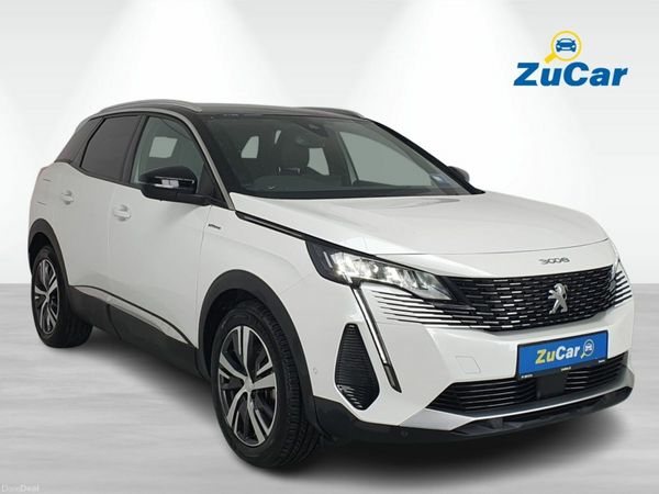 Peugeot 3008 SUV, Petrol Plug-in Hybrid, 2023, White
