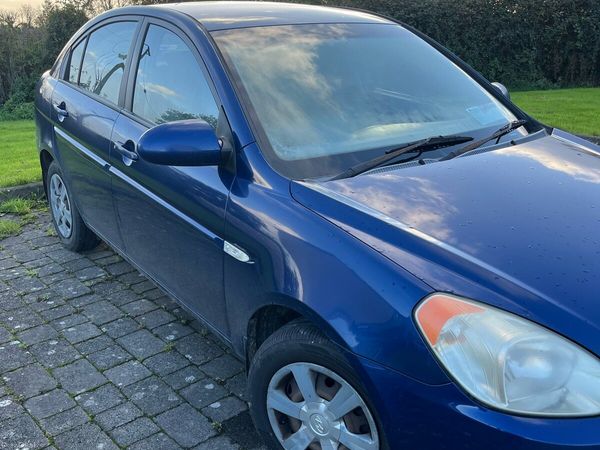 Hyundai Accent Saloon, Petrol, 2007, Blue