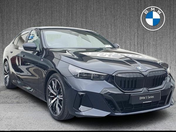 BMW 5-Series Saloon, Petrol Hybrid, 2026, Black