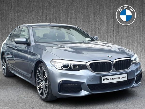 BMW 5-Series Saloon, Petrol Plug-in Hybrid, 2020, Blue