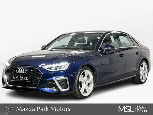 Audi A4 Saloon, Diesel, 2022, Blue