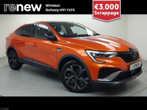 Renault Arkana Hatchback, Petrol Hybrid, 2023, Orange