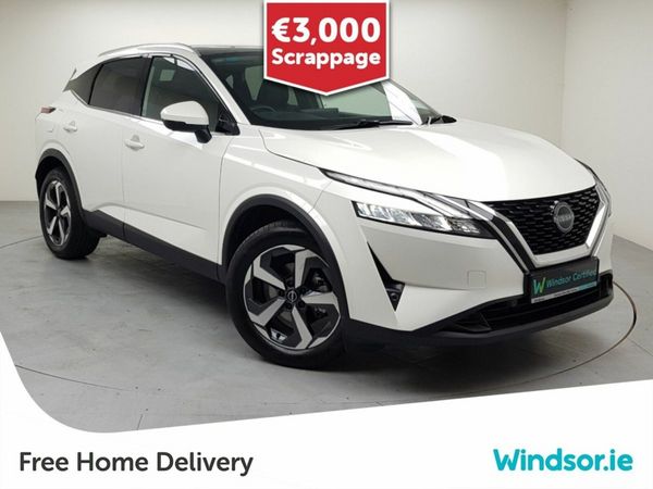 Nissan Qashqai MPV, Petrol Hybrid, 2024, White