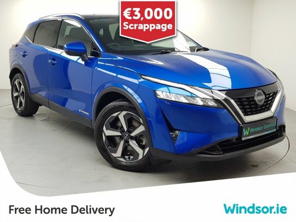 Nissan Qashqai MPV, Petrol Hybrid, 2024, Blue