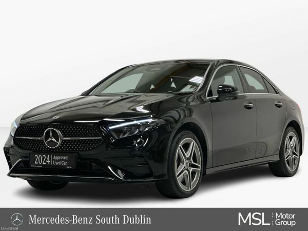 Mercedes-Benz A-Class Saloon, Petrol Plug-in Hybrid, 2024, Black