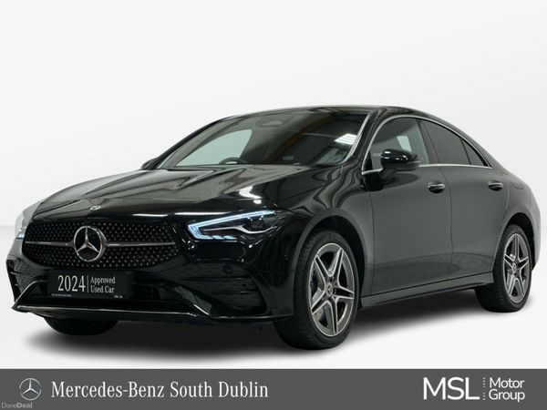 Mercedes-Benz CLA Saloon, Petrol Plug-in Hybrid, 2024, Black