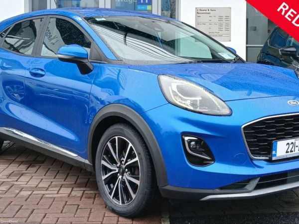 Ford Puma MPV, Petrol Hybrid, 2022, Blue