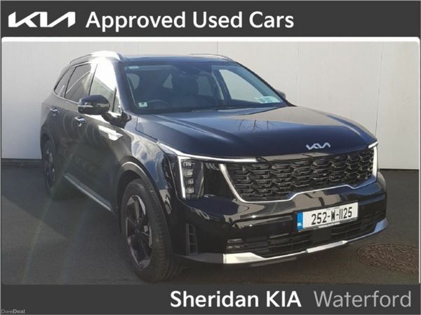 Kia Sorento SUV, Petrol Plug-in Hybrid, 2025, Black