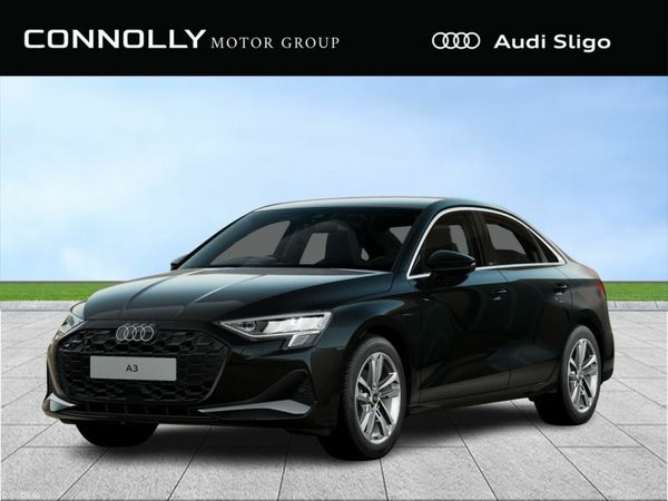 Audi A3 Saloon, Petrol, 2026, Black