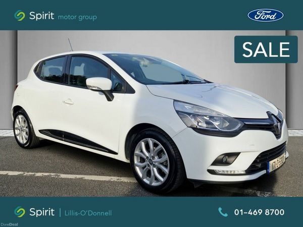 Renault Clio Hatchback, Petrol, 2017, White