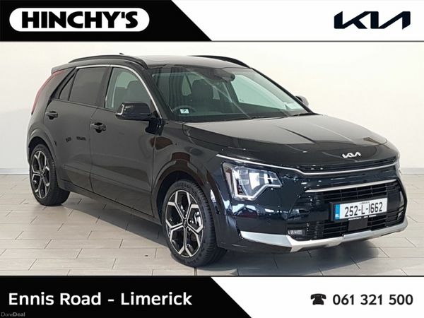 Kia Niro SUV, Petrol Plug-in Hybrid, 2025, Black