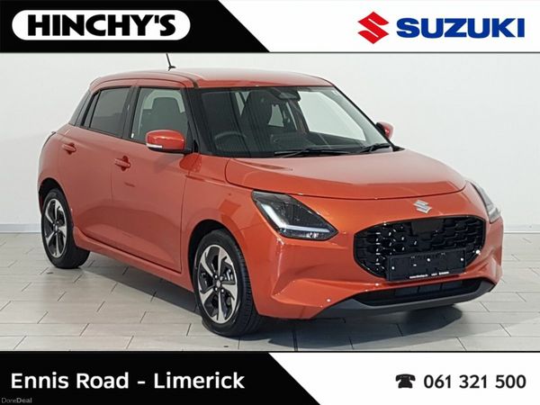 Suzuki Swift Hatchback, Petrol Hybrid, 2026, Orange