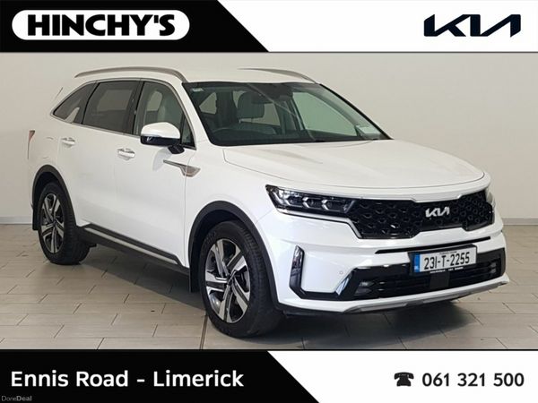 Kia Sorento SUV, Petrol Plug-in Hybrid, 2023, White