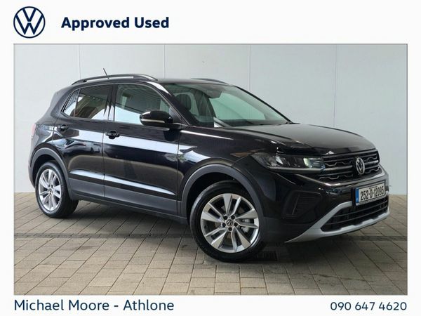 Volkswagen T-Cross Hatchback, Petrol, 2025, Black