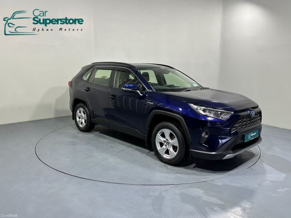 Toyota RAV4 SUV, Petrol Hybrid, 2019, Blue