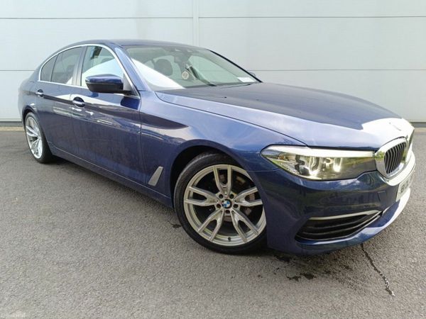 BMW 5-Series Saloon, Diesel, 2018, Blue