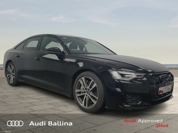 Audi A6 Saloon, Petrol Hybrid, 2025, Black