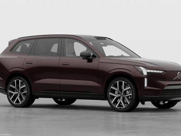 Volvo EX90 SUV, Electric, 2026, Red