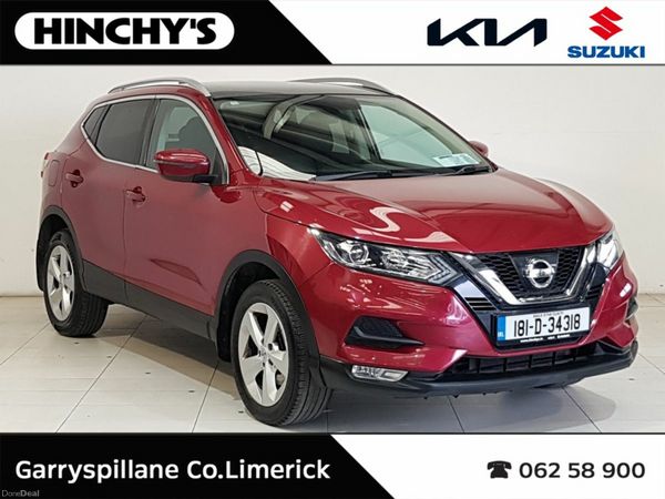 Nissan Qashqai MPV, Petrol, 2018, Red