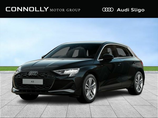 Audi A3 Hatchback, Petrol Plug-in Hybrid, 2026, Black