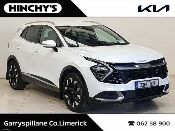 Kia Sportage SUV, Petrol Plug-in Hybrid, 2023, White