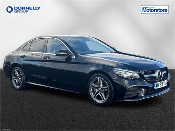 Mercedes-Benz C-Class Saloon, Petrol, 2019, Black