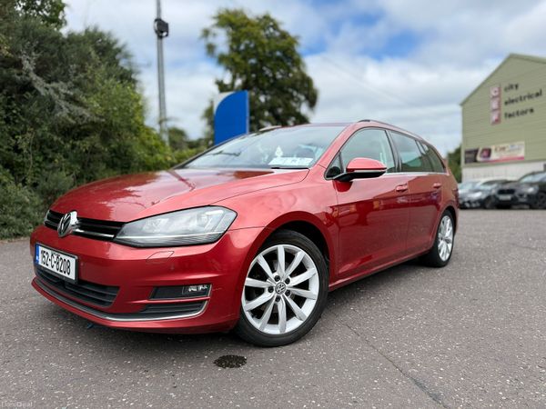Volkswagen Golf Estate, Diesel, 2015, Red