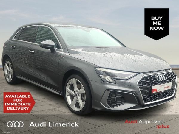 Audi A3 Hatchback, Petrol Plug-in Hybrid, 2024, Grey