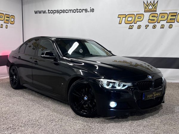 BMW 3-Series Saloon, Petrol Hybrid, 2018, Black
