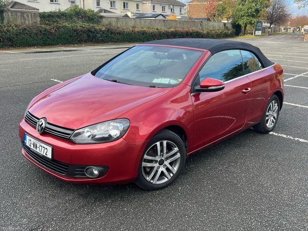 Volkswagen Golf Convertible, Petrol, 2012, Red