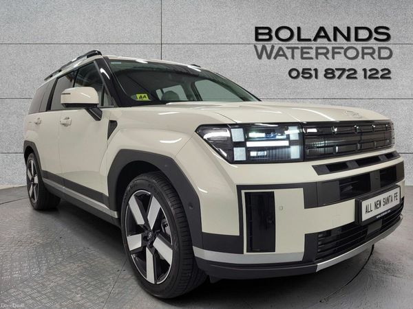 Hyundai Santa Fe SUV, Petrol Hybrid, 2025, White