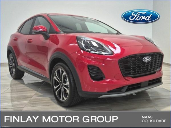 Ford Puma Hatchback, Petrol Hybrid, 2026, Red