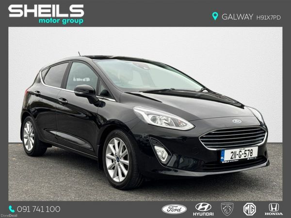 Ford Fiesta Hatchback, Petrol, 2021, Black