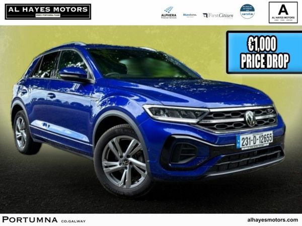 Volkswagen T-Roc SUV, Petrol, 2023, Blue