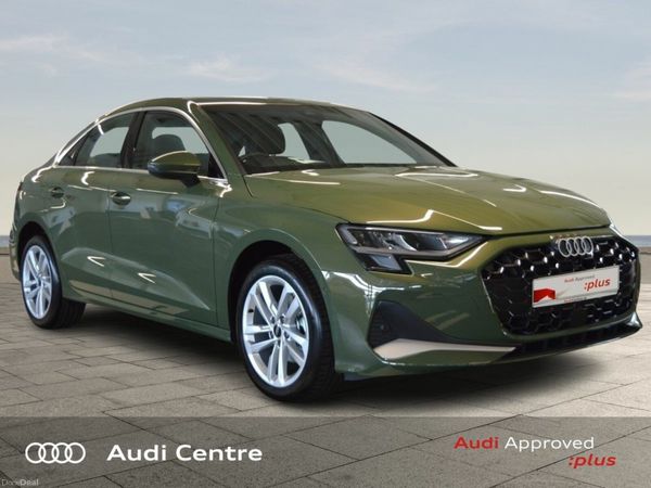 Audi A3 Saloon, Petrol, 2025, Green