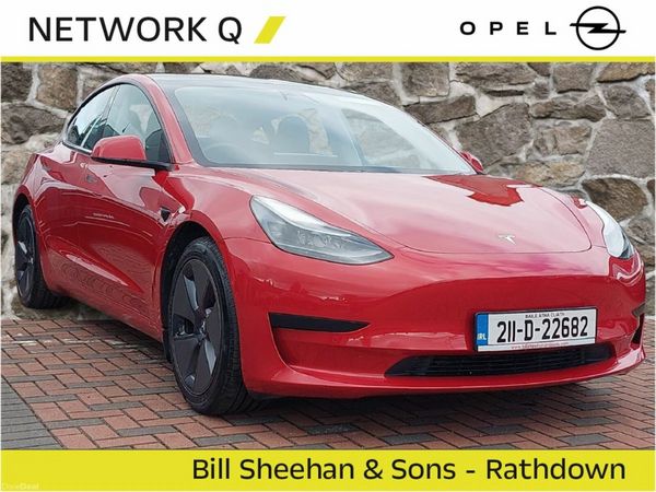 Tesla Model 3 Saloon, Electric, 2021, Red