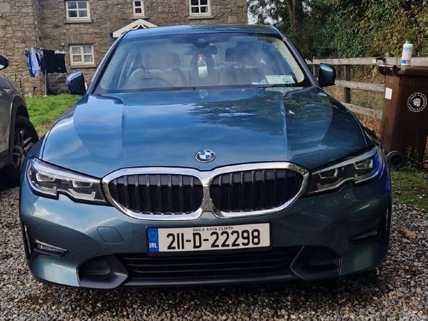 BMW 3-Series Saloon, Petrol Plug-in Hybrid, 2021, Blue