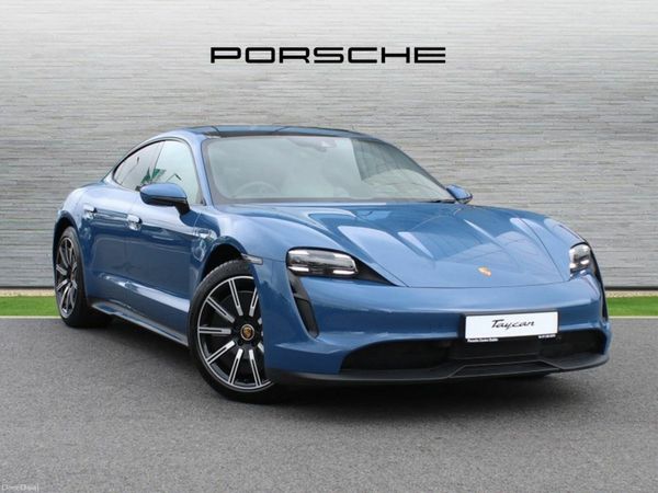 Porsche Taycan Saloon, Electric, 2025, Blue