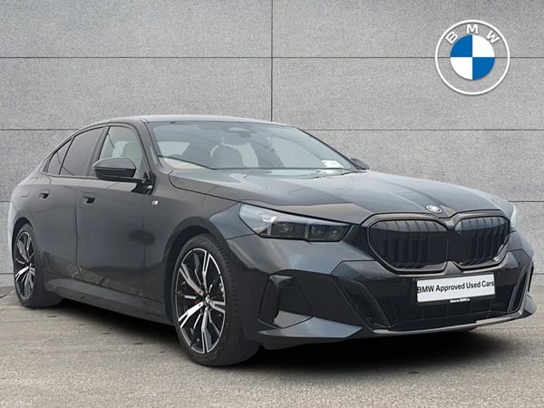 BMW 5-Series Saloon, Petrol Plug-in Hybrid, 2025, Black