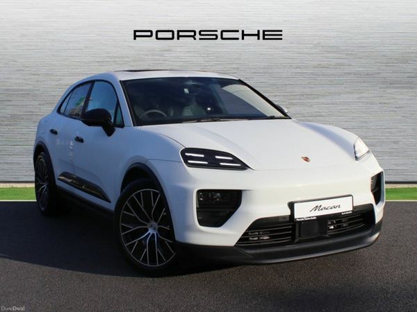 Porsche Macan SUV, Electric, 2025, White