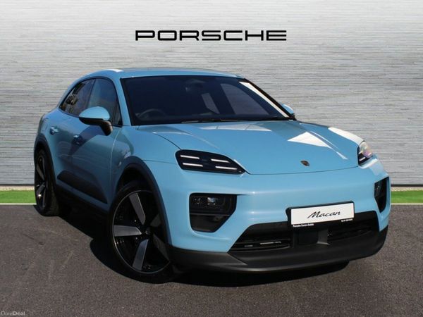 Porsche Macan SUV, Electric, 2025, Blue