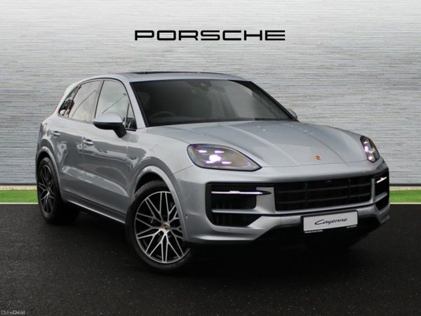 Porsche Cayenne SUV, Petrol Hybrid, 2025, Silver