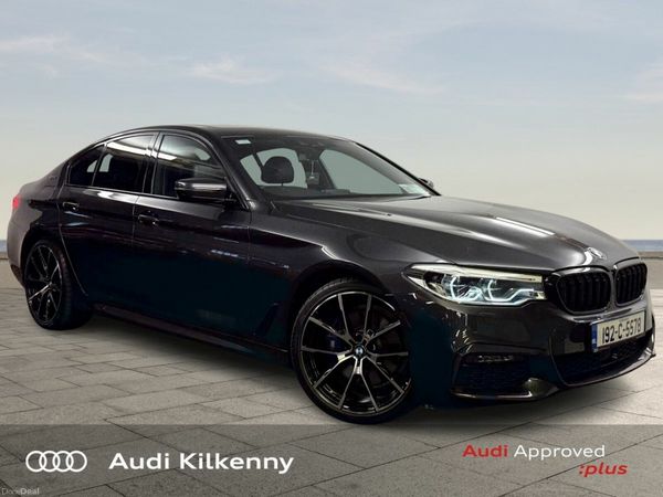 BMW 5-Series Saloon, Petrol Plug-in Hybrid, 2019, Grey